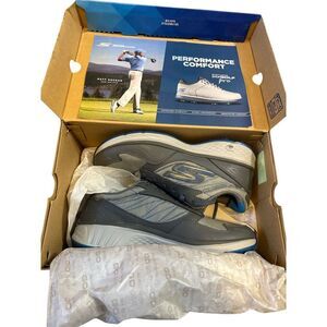 NEW Mens  Skechers Go Golf Max Fairway 2Golf Shoes Gray / Blue water resistant‎